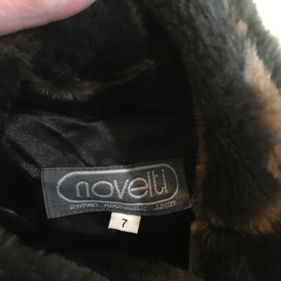 novelti coat faux fur - Picture 4 of 4